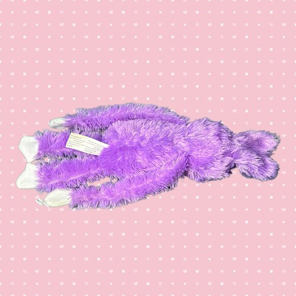 Stuffed Purple Bunny, 14.5" - Picture 7 of 10